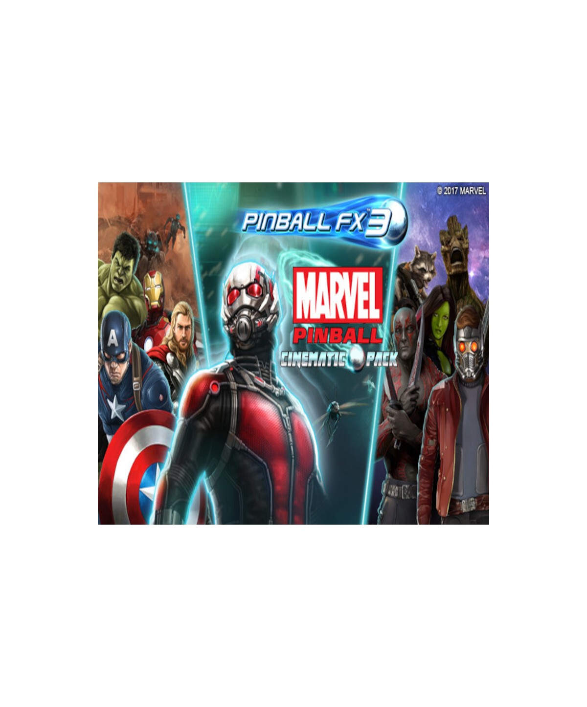Pinball FX3 - Marvel Pinball - Cinematic Pack DLC Steam Key GLOBAL